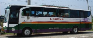 Bisa Lorena Parkir di salah satu ruas jalan Bandar Lampung